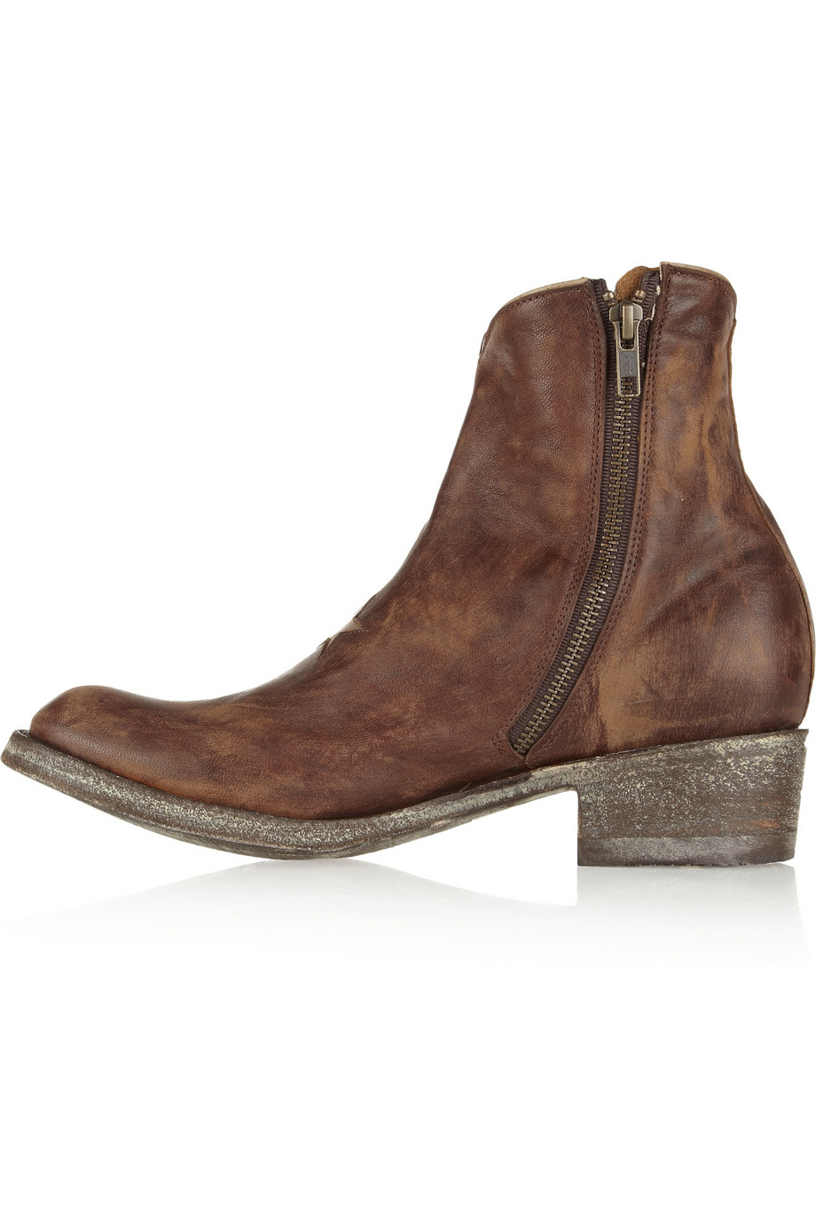 distressed chelsea boots womens