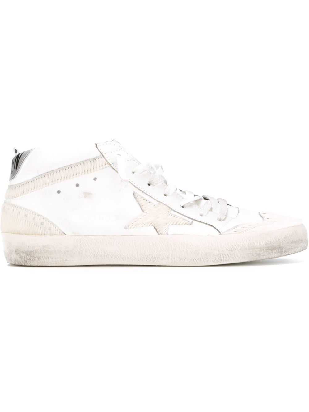 Goose Limited Edition 'mid Star' Sneakers in Natural - Lyst