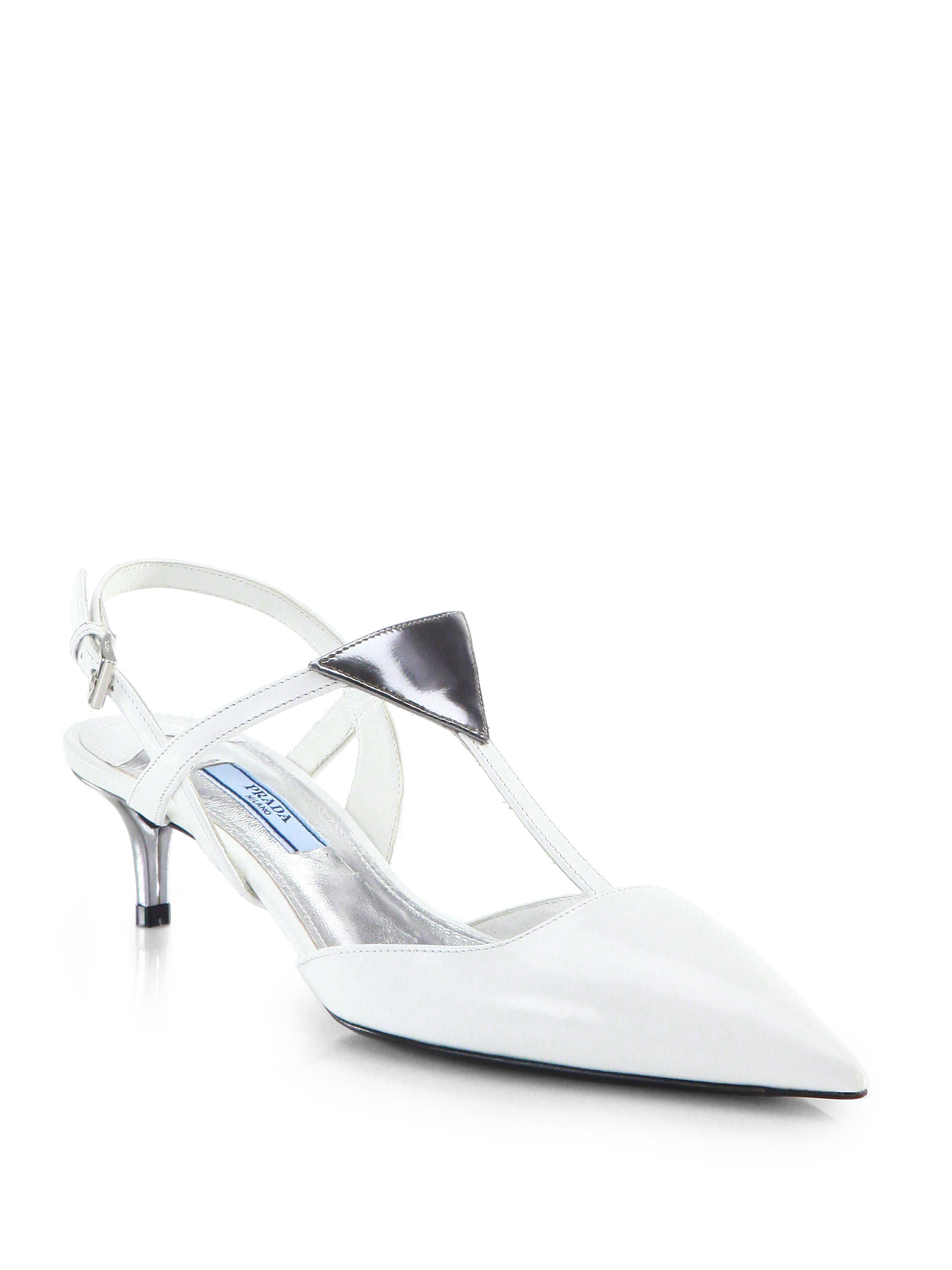 white t strap pumps