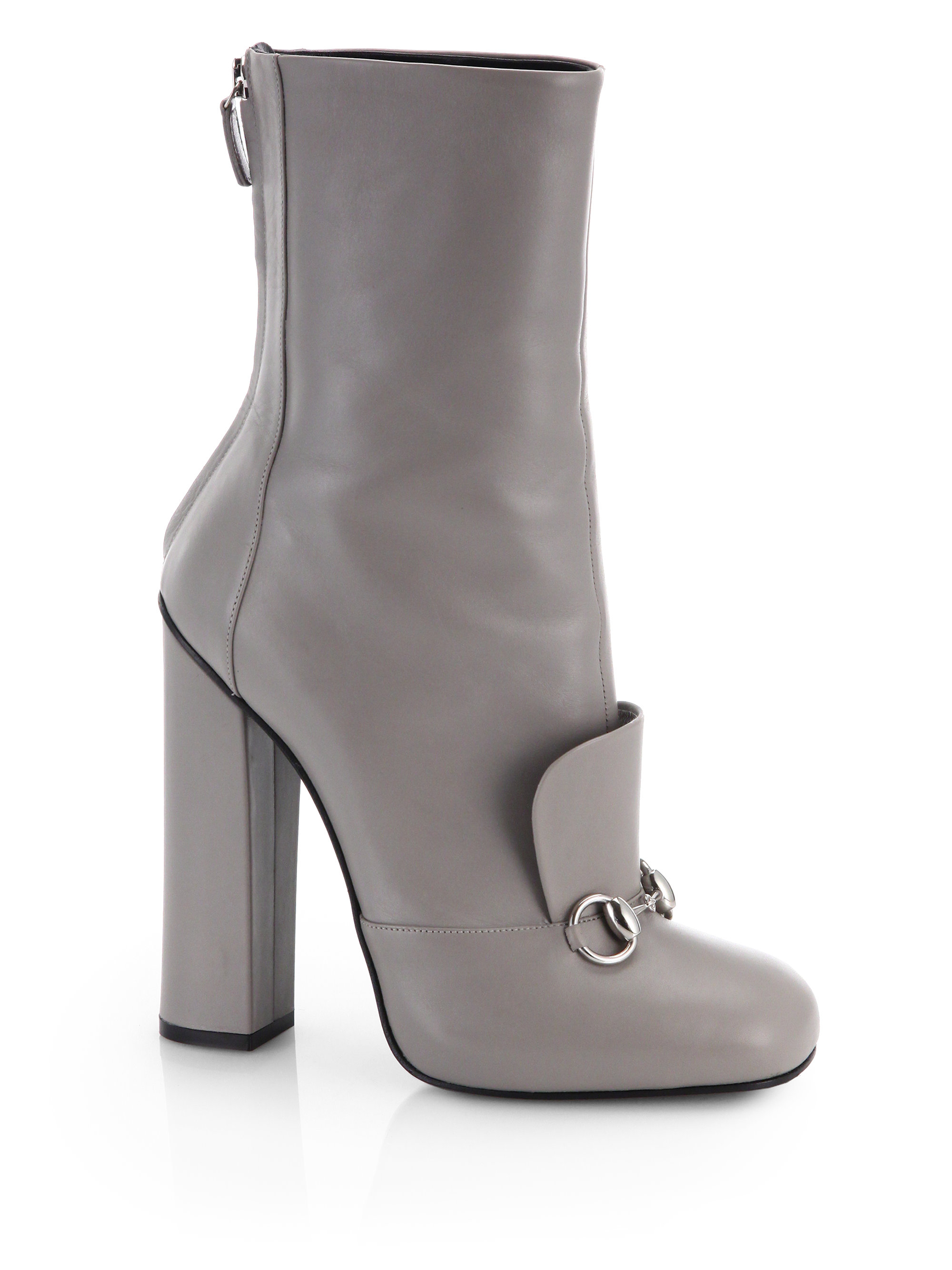 grey gucci boots