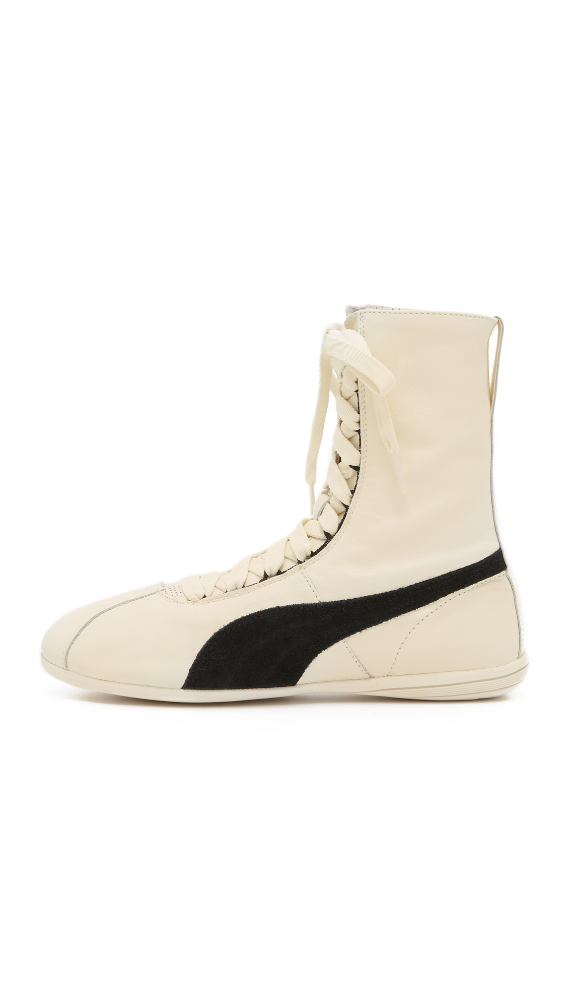 PUMA Eskiva High Top Sneakers in White | Lyst