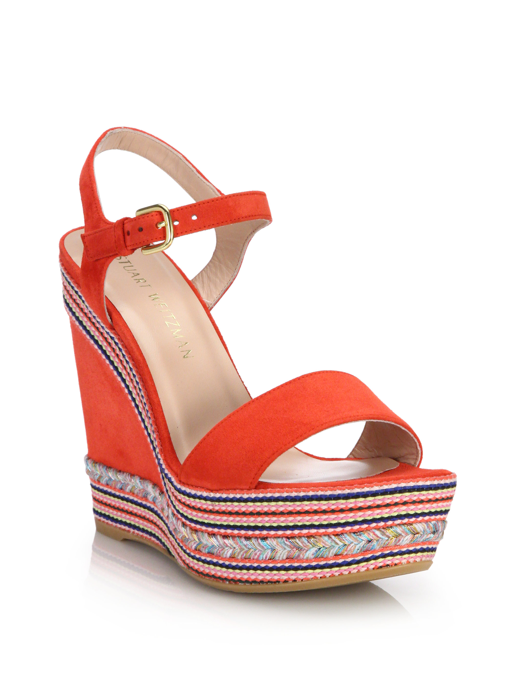 multicolor espadrille sandals