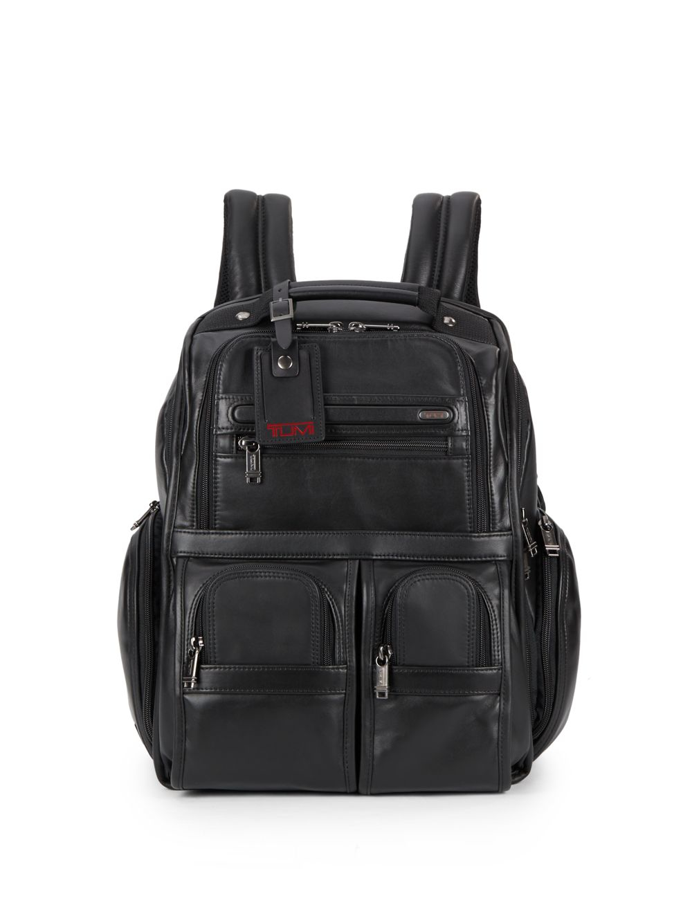 Tumi Leather Laptop Backpack in Black for Men Lyst