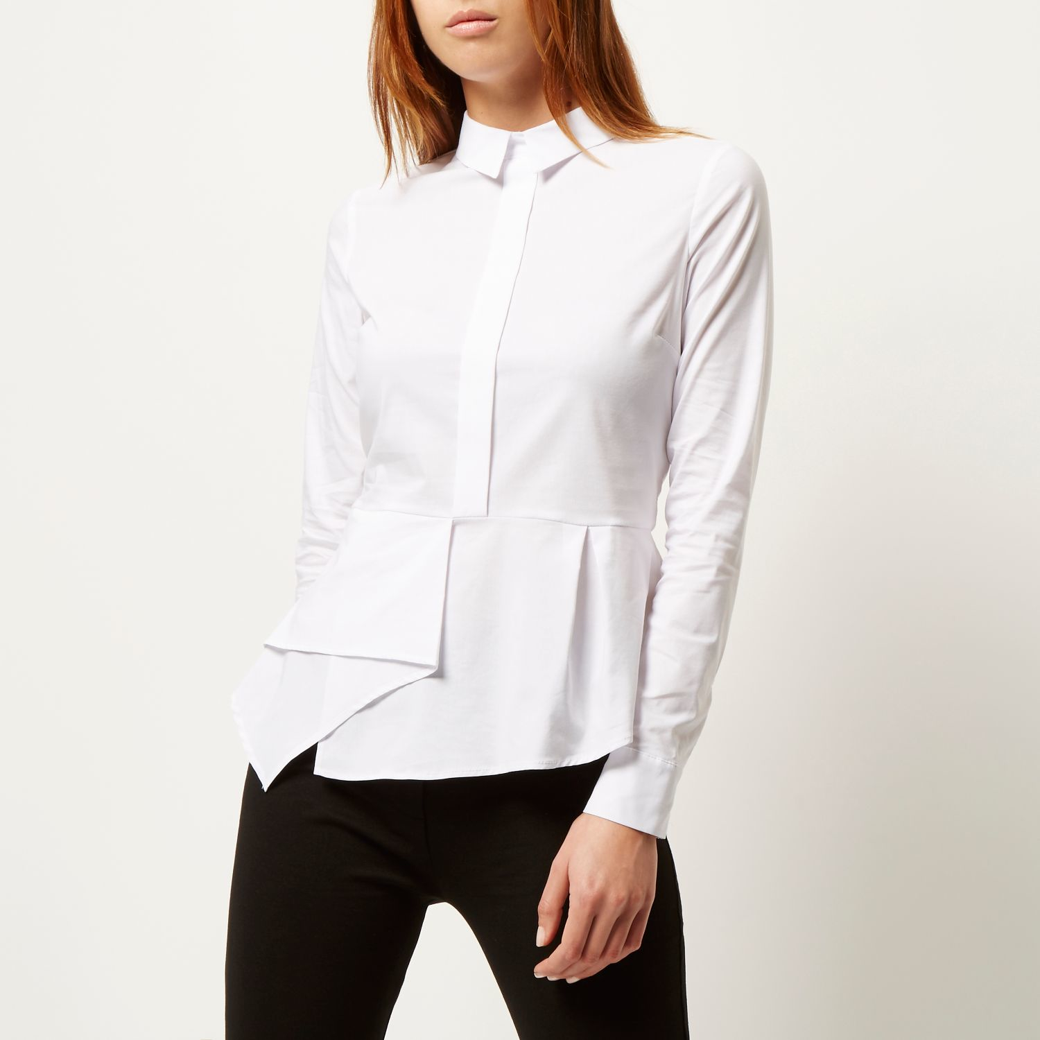 Shop by category For something more bold and unique, check out bebe’s lace, denim and floral peplum tops. Whatever you choose, a peplum shirt is a flaunt-worthy must-have for any bebe girl. If you're looking for other types of tops, check out dressy tops, bodysuits and bustiers for more sexy looks.