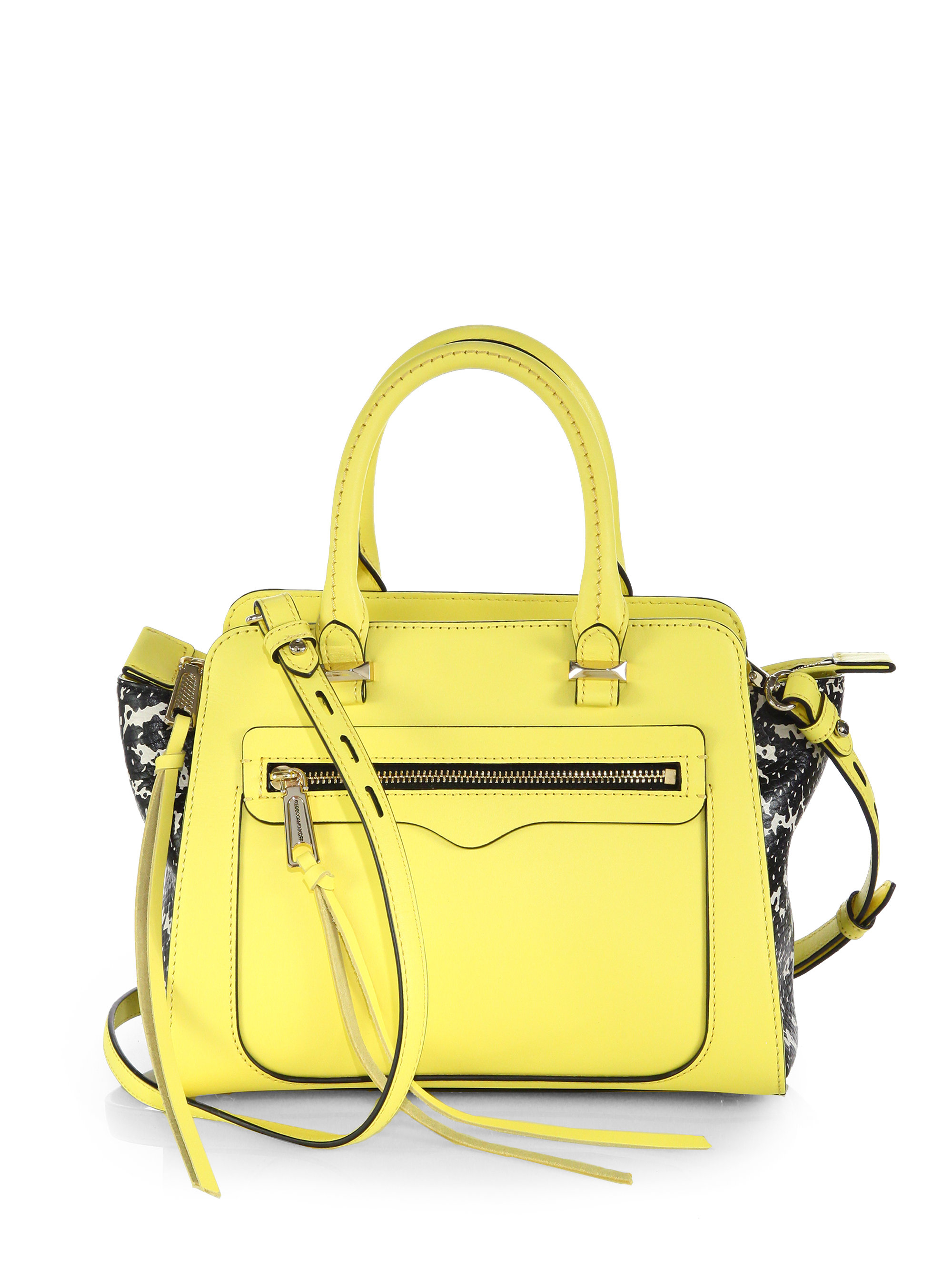 avery leather mini tote