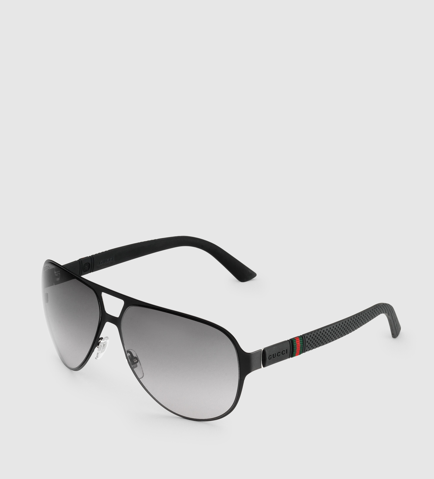 mens black gucci aviator sunglasses
