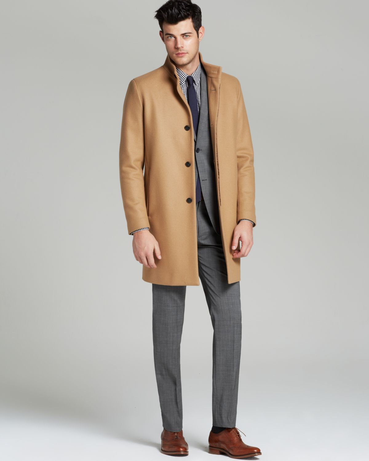 theory camel jacket