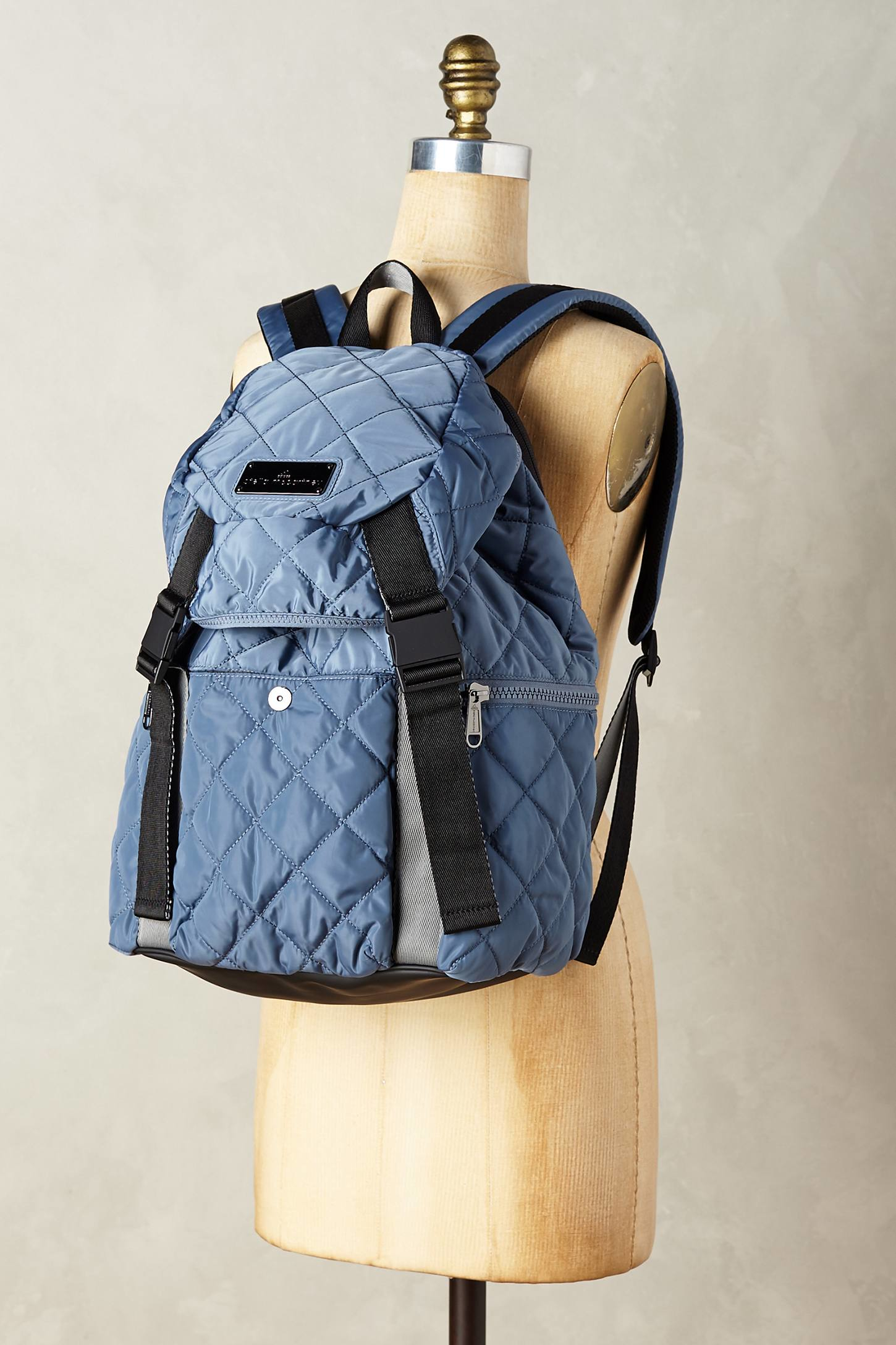 Lyst - Adidas By Stella Mccartney Quilted Backpack in Blue