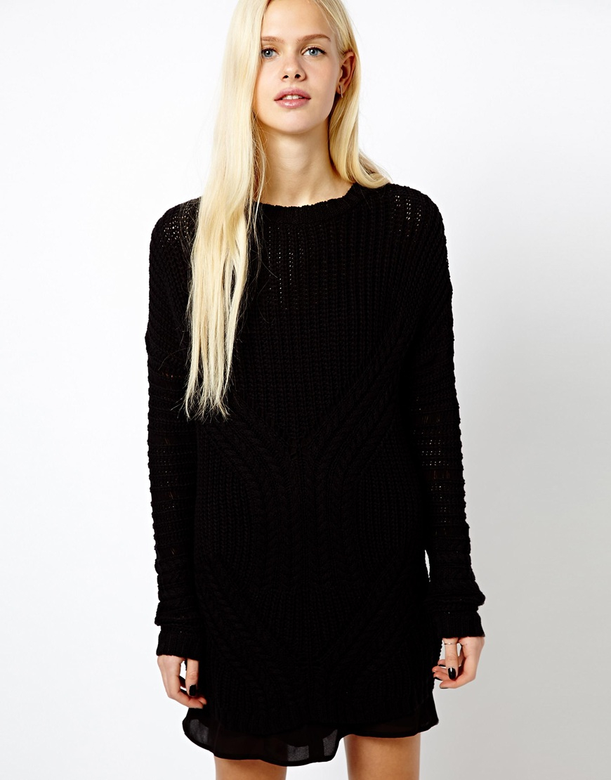 mango cabling pullover