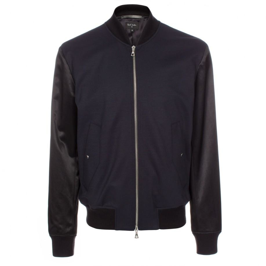 Paul smith iMen si Navy iWooli blend iBomberi iJacketi in Blue for 