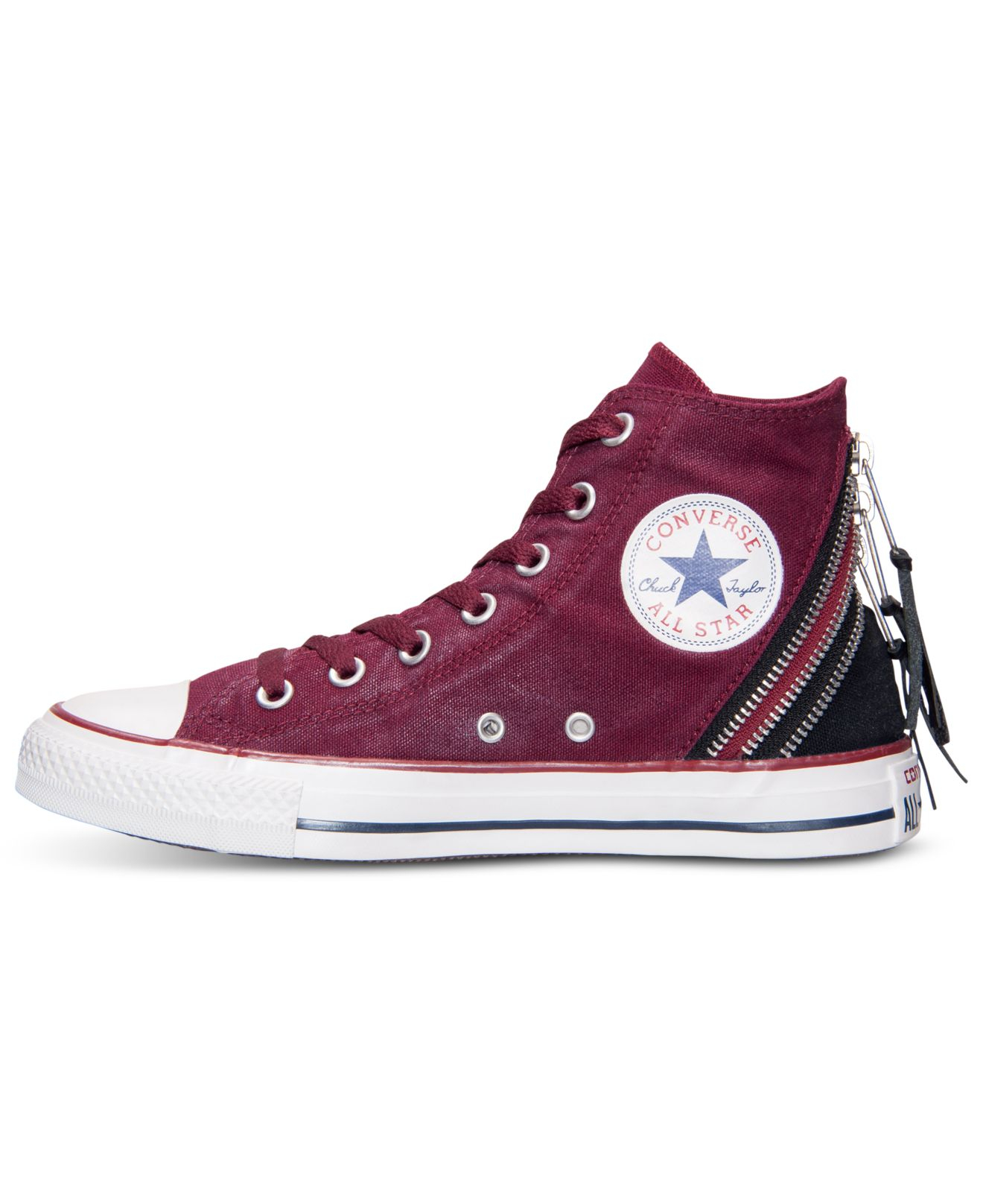 red converse sparkle