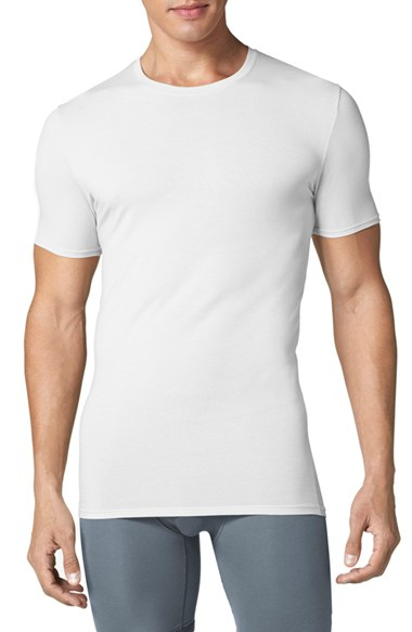 Lyst - Tommy john 'second Skin' Crewneck Undershirt in White for Men