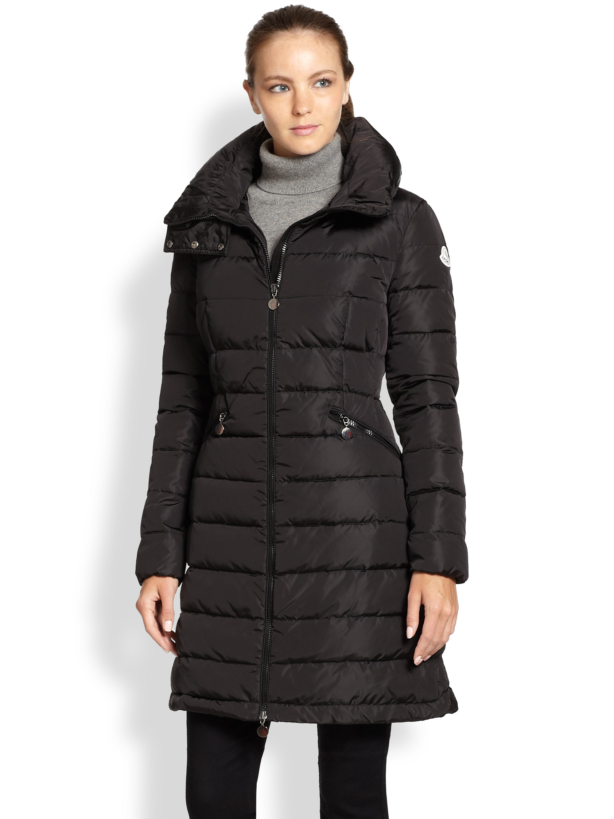 Moncler Flamme Jacket in Black | Lyst