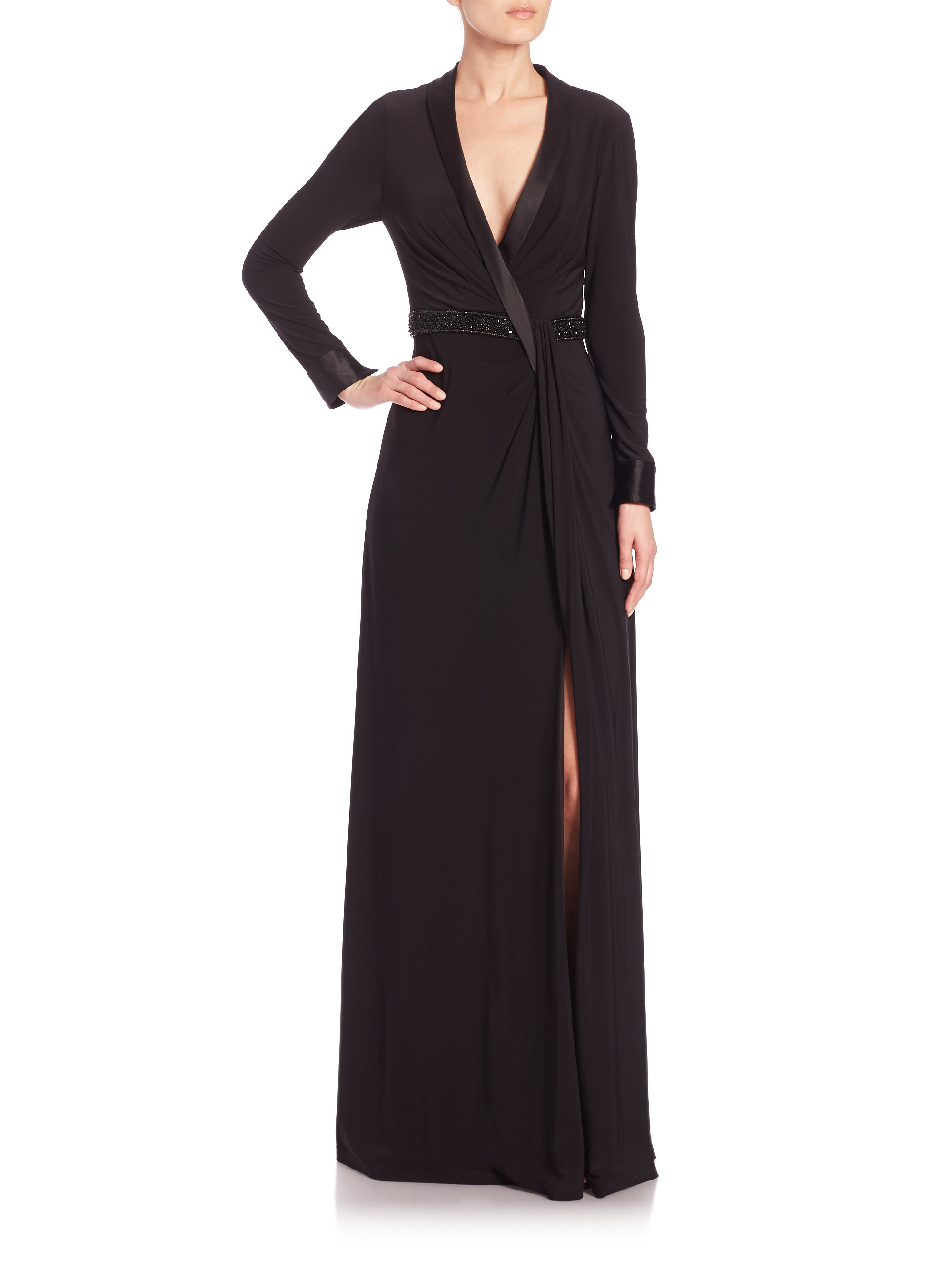 Black tuxedo gown Clearance