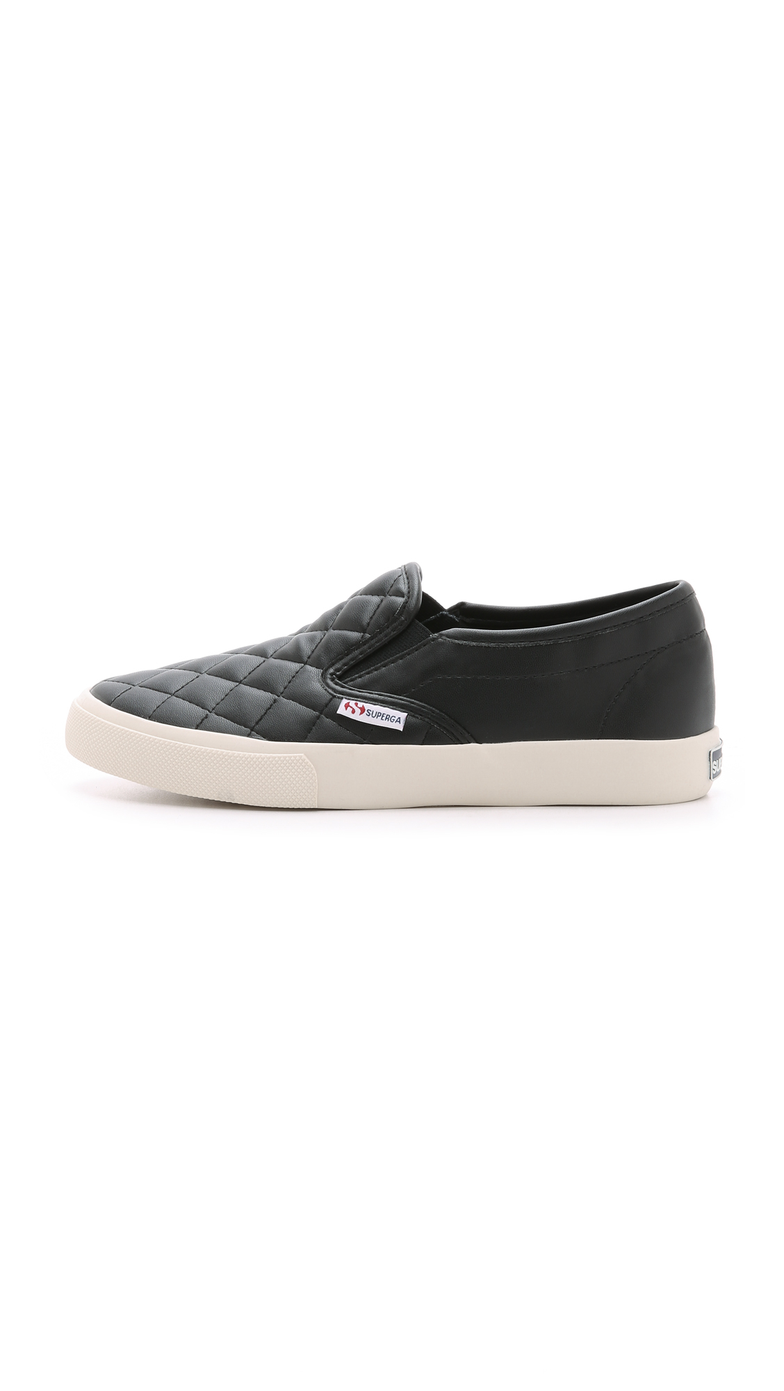 superga quilted slip on