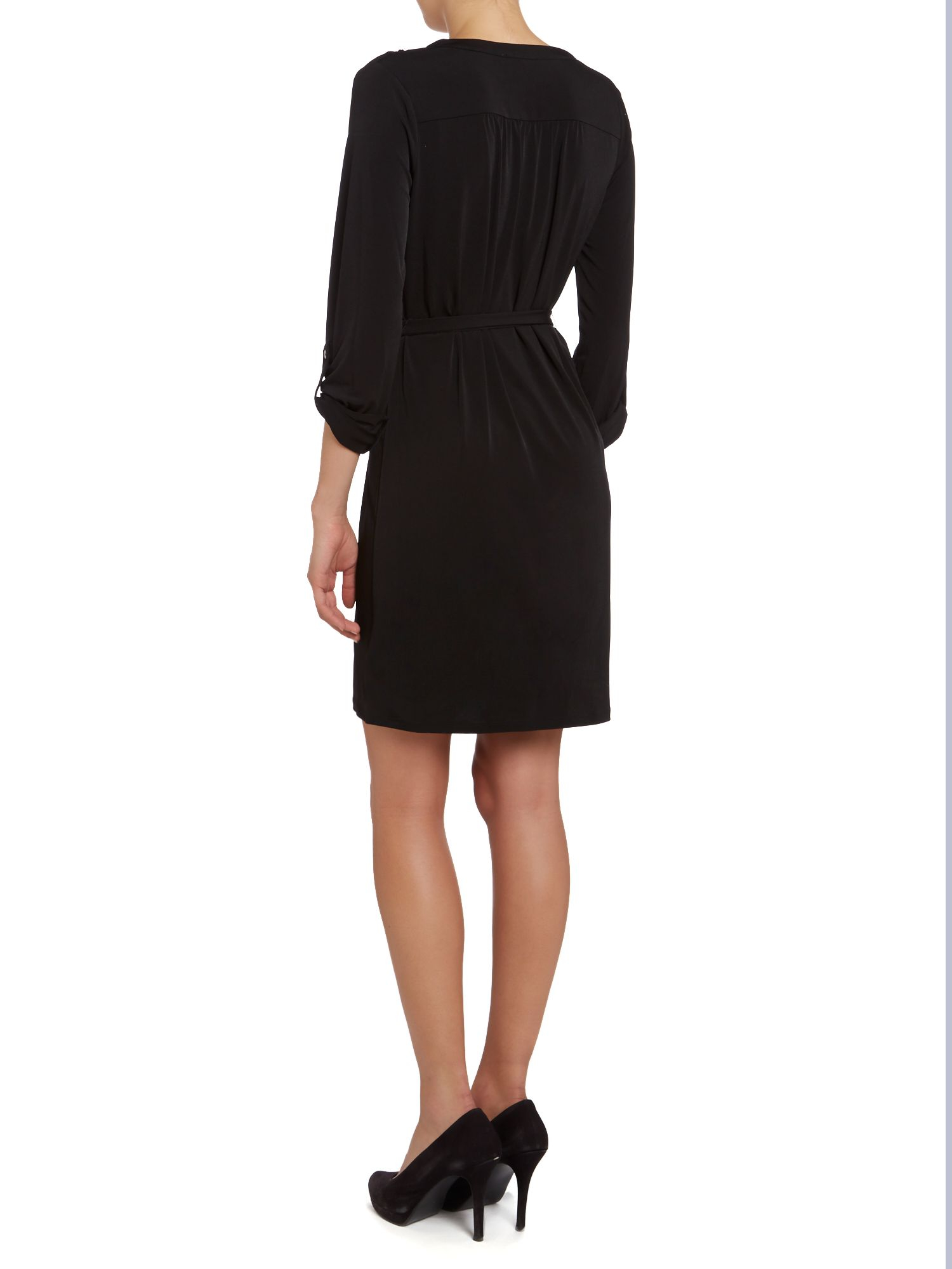 vintage tie neck dress