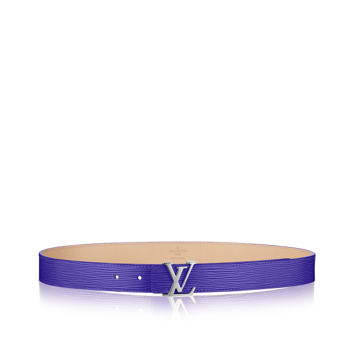 Louis vuitton Lv Initials Epi Leather Belt in Purple (FIG) | Lyst