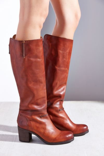 harness leather boots