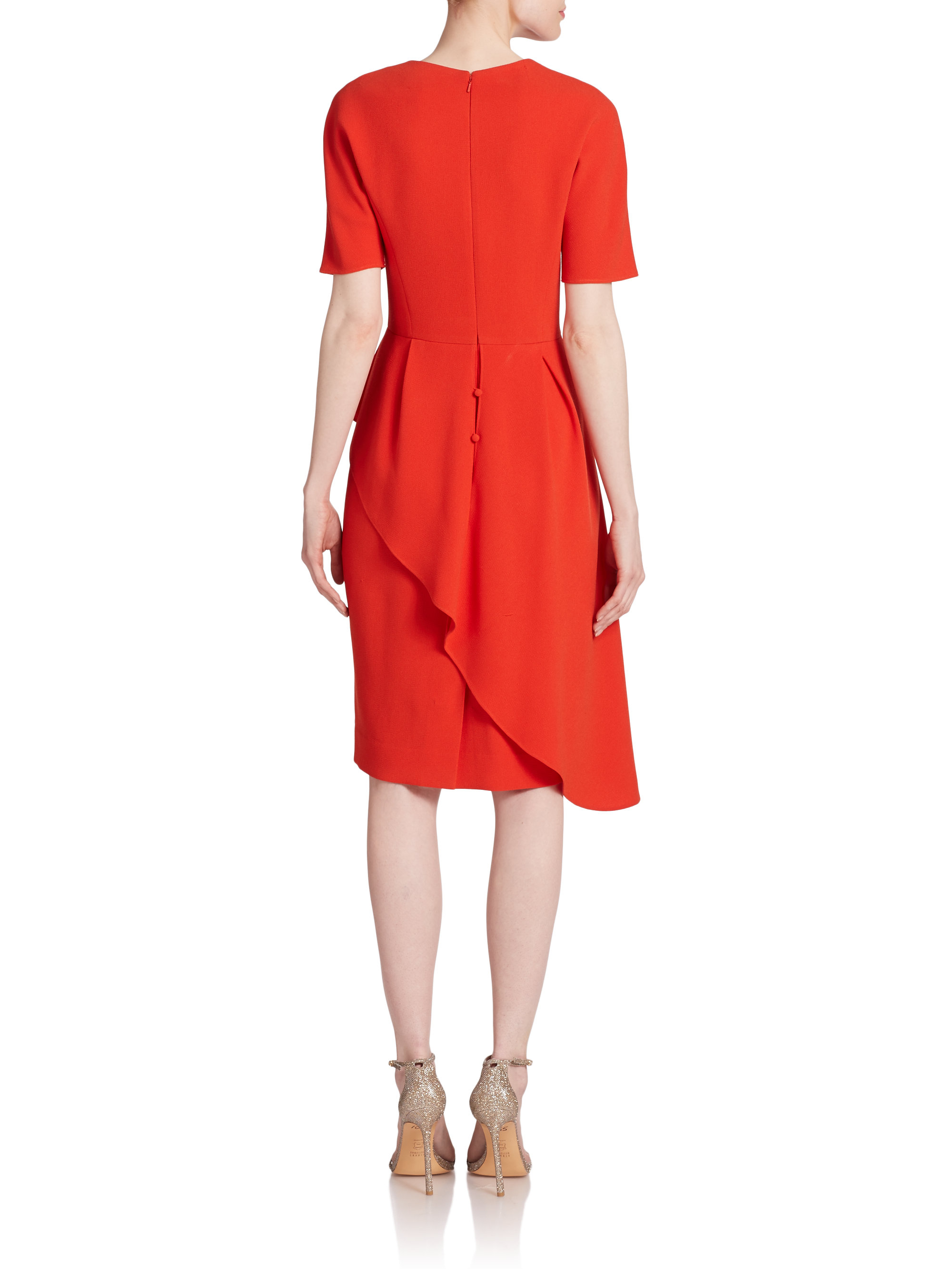 teri jon peplum dress