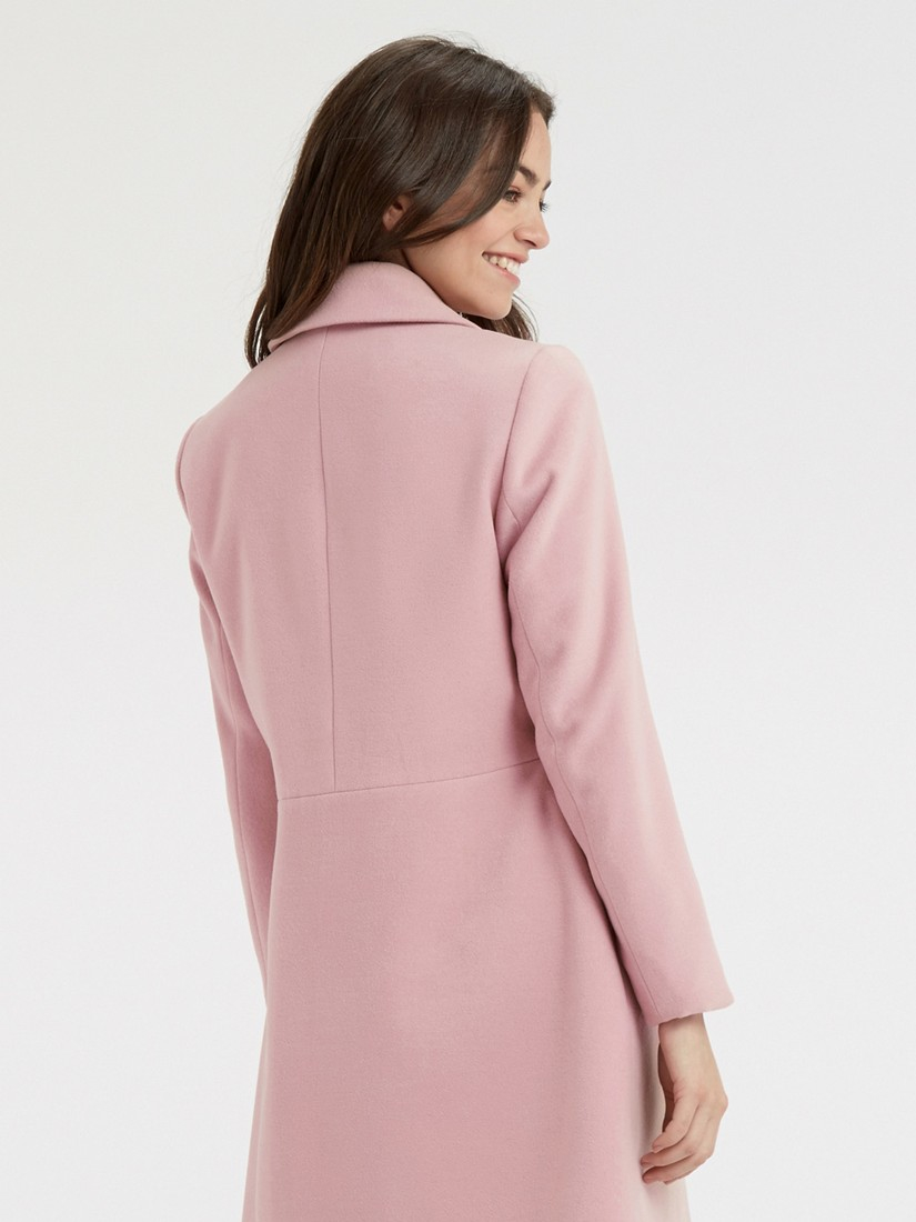 pink oasis coat