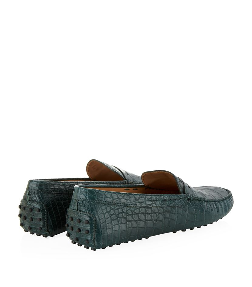 tod's crocodile loafers