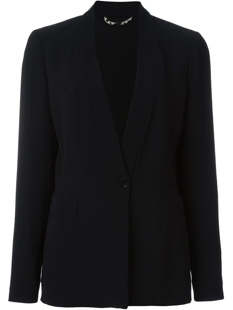 Etro Stand Up Collar Blazer in Black for Men Lyst