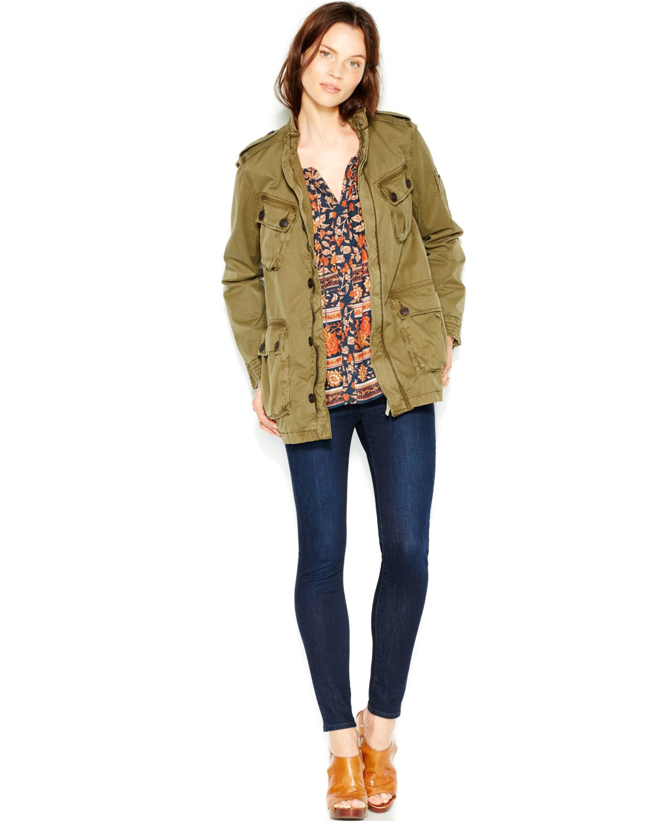 lucky brand army jacket