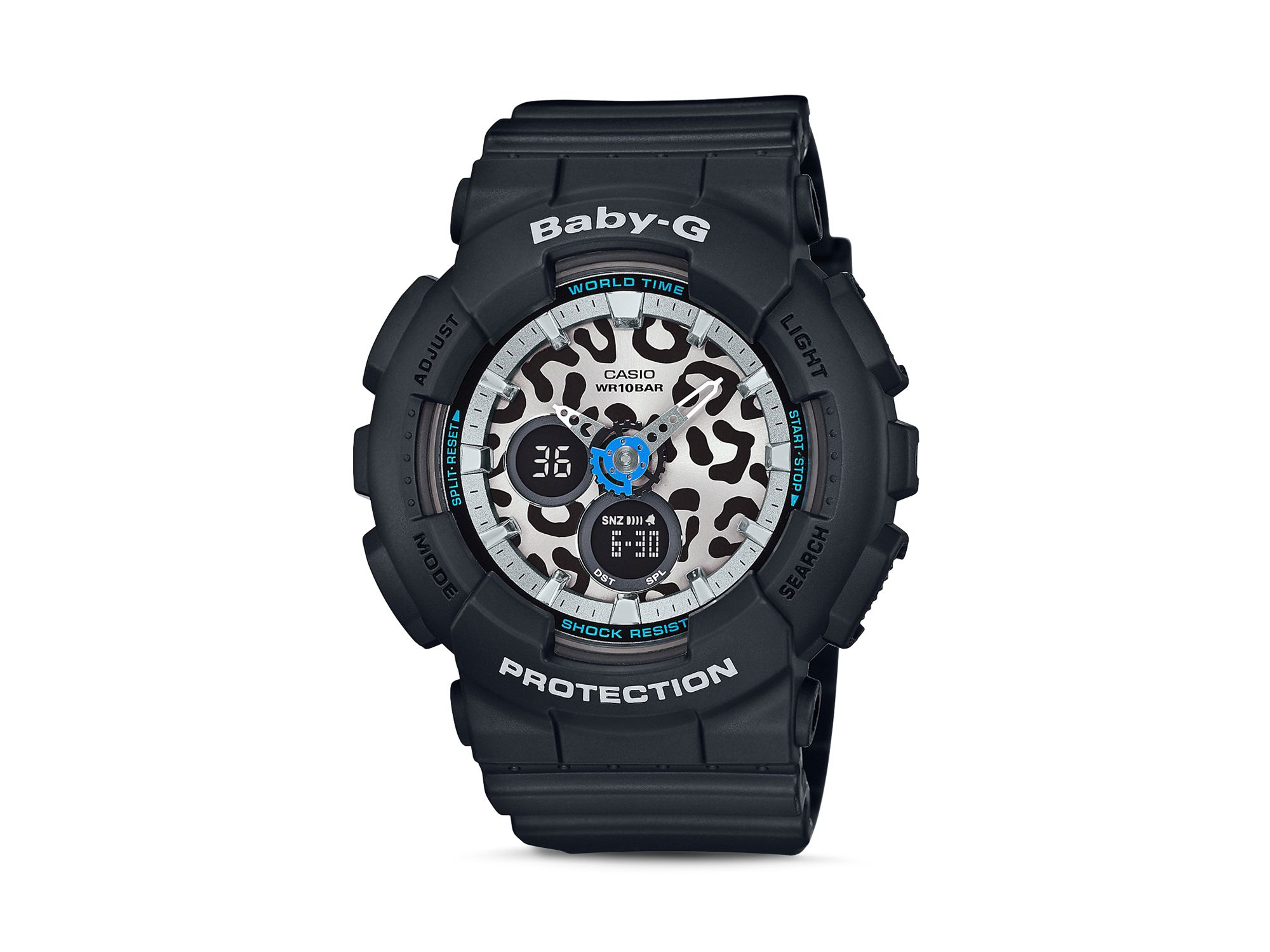 baby g leopard print watch
