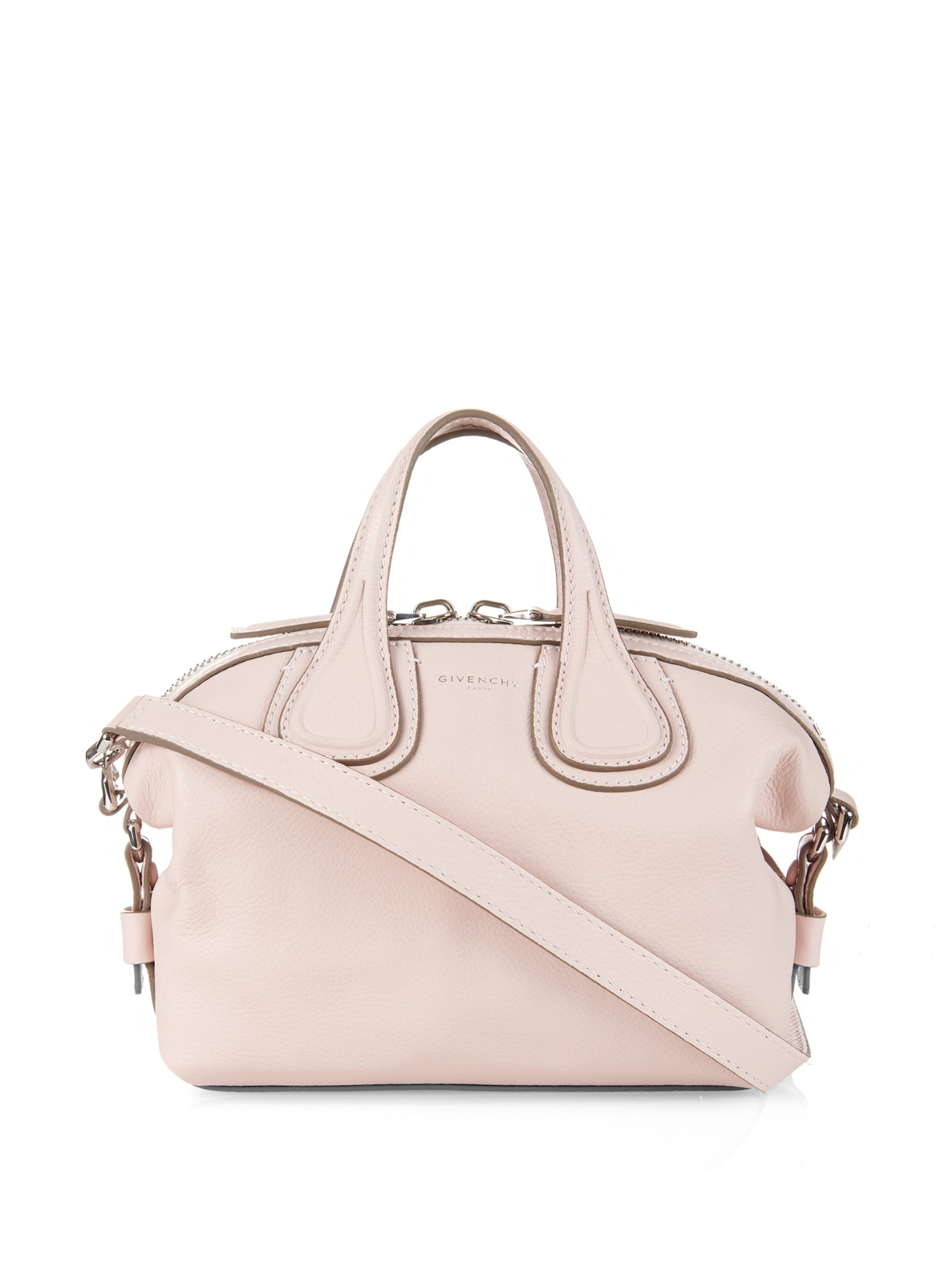 Givenchy Nightingale Mini Leather Cross-Body Bag in Light Pink (Pink) - Lyst