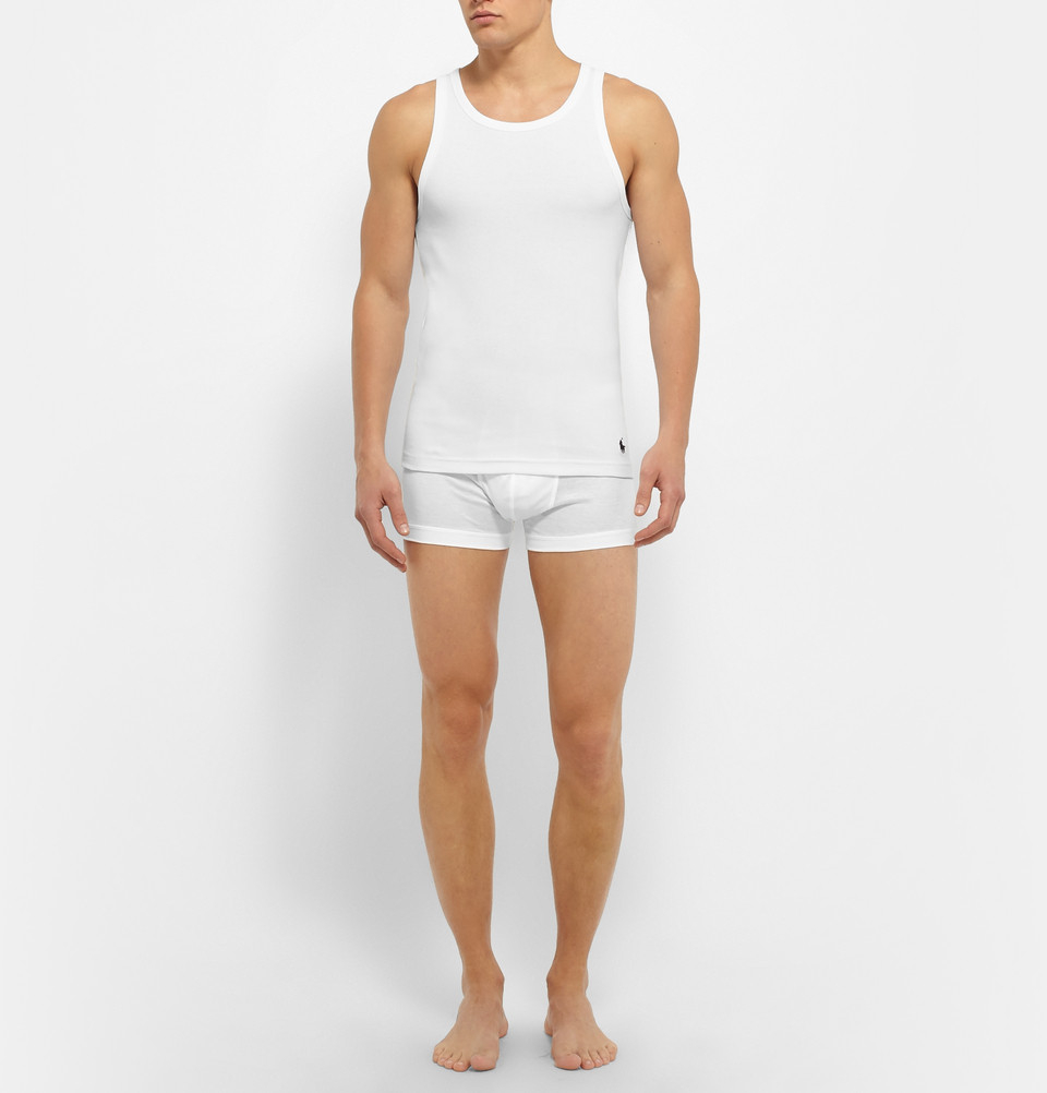 polo ralph lauren men's 5 pack cotton tank top