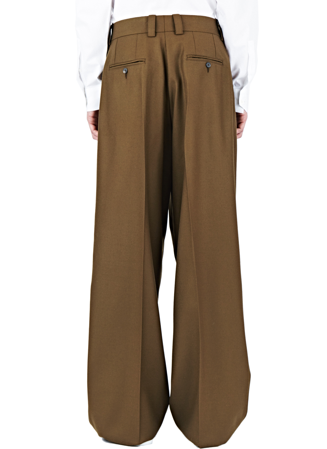 Lyst - Marni Oversized Wide Leg Pants in Brown for Men