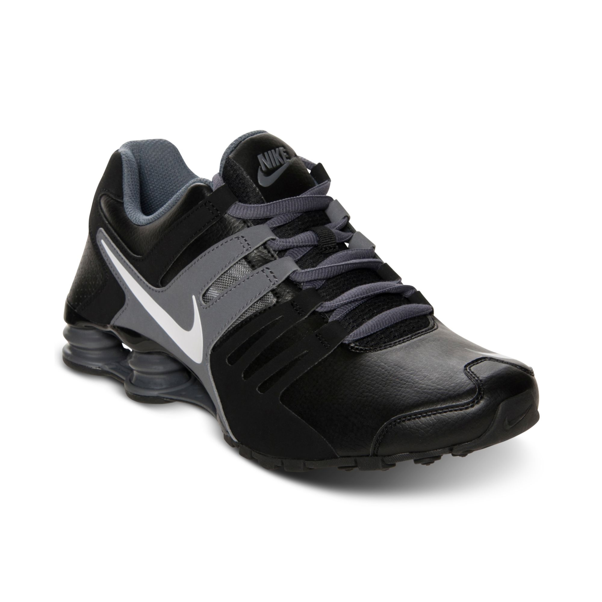 Nike Mens Shox Current Running Sneakers From Finish Line in Black for ...