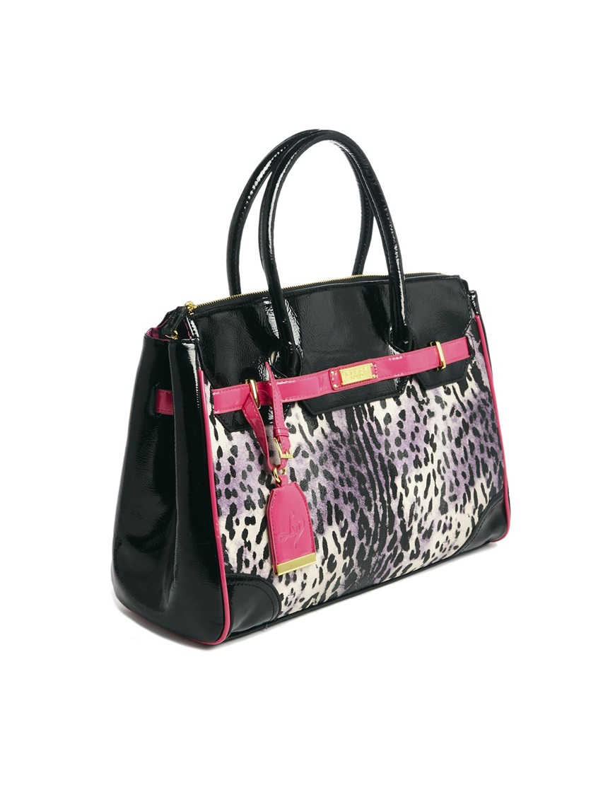 lipsy leopard print handbag