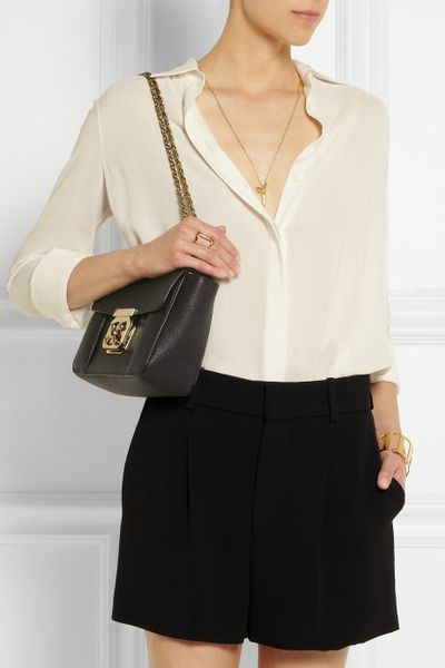 Chloe Elsie Small Leather Shoulder Bag \u2013 Shoulder Travel Bag  