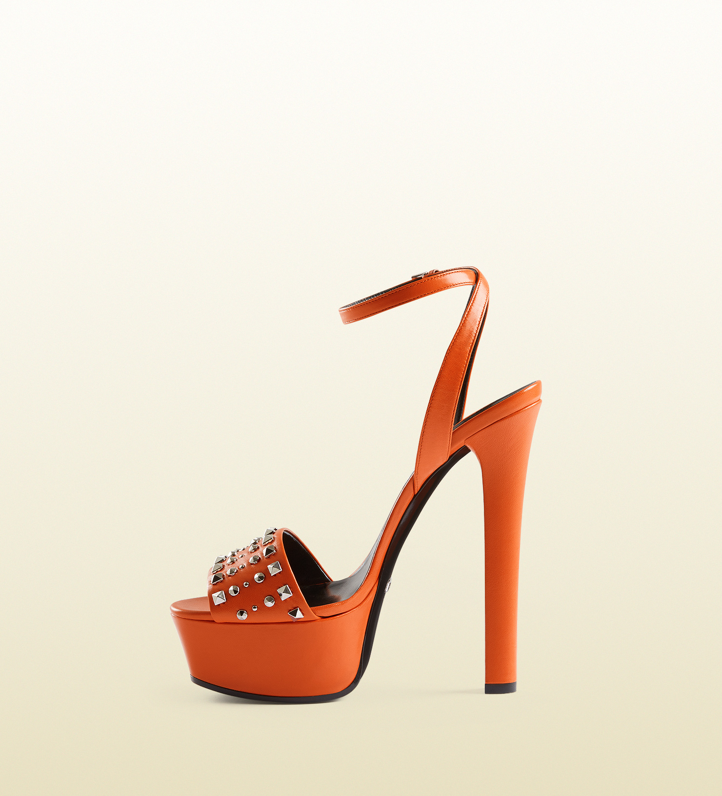 gucci sandals orange