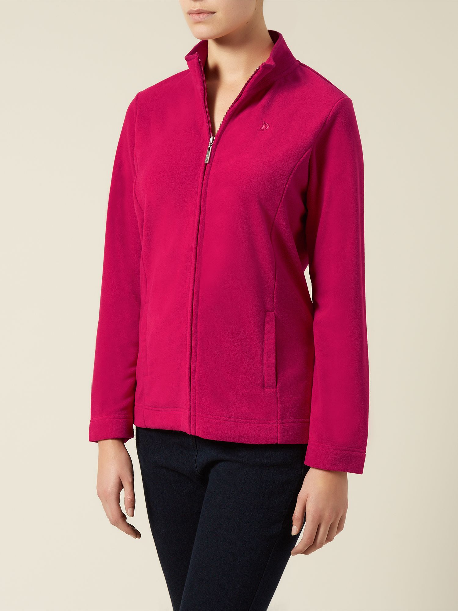 Dash Pink MicroFleece Zip Jacket in Pink Lyst
