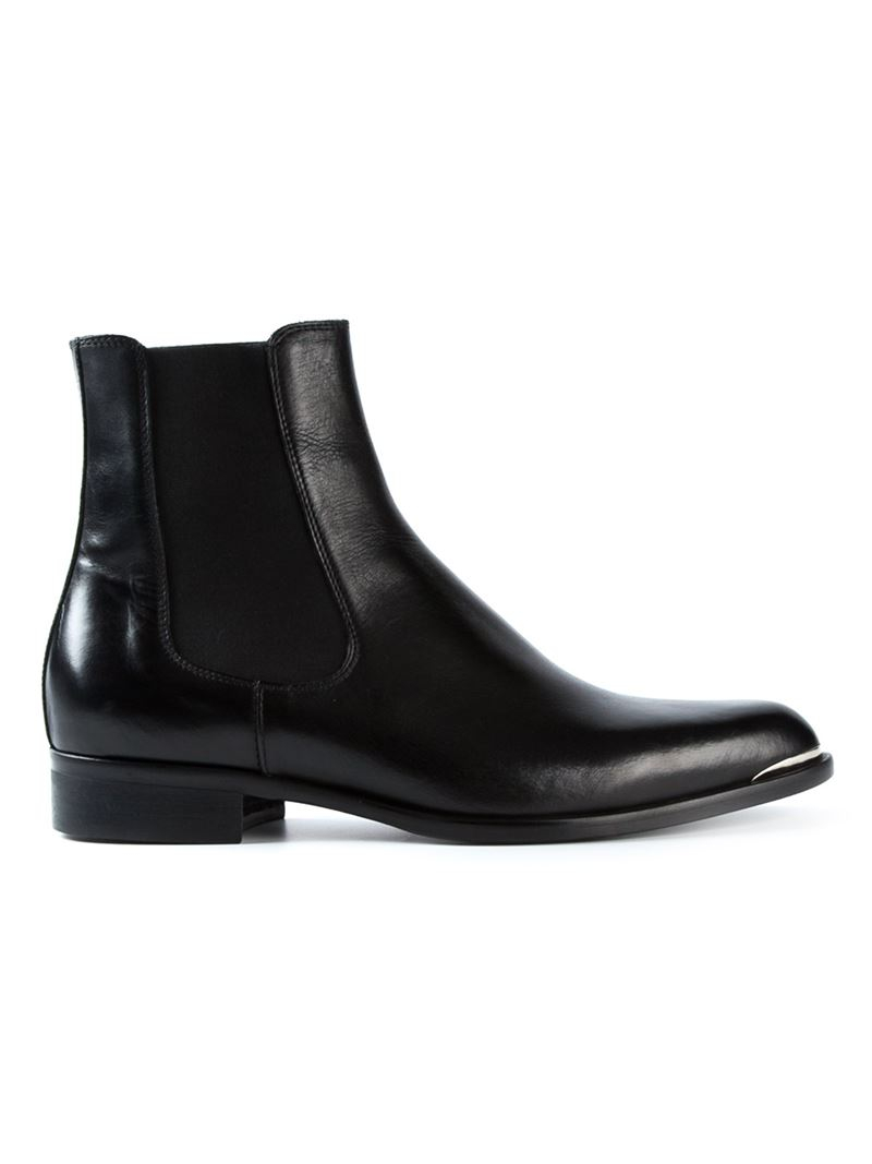 black and gold chelsea boots