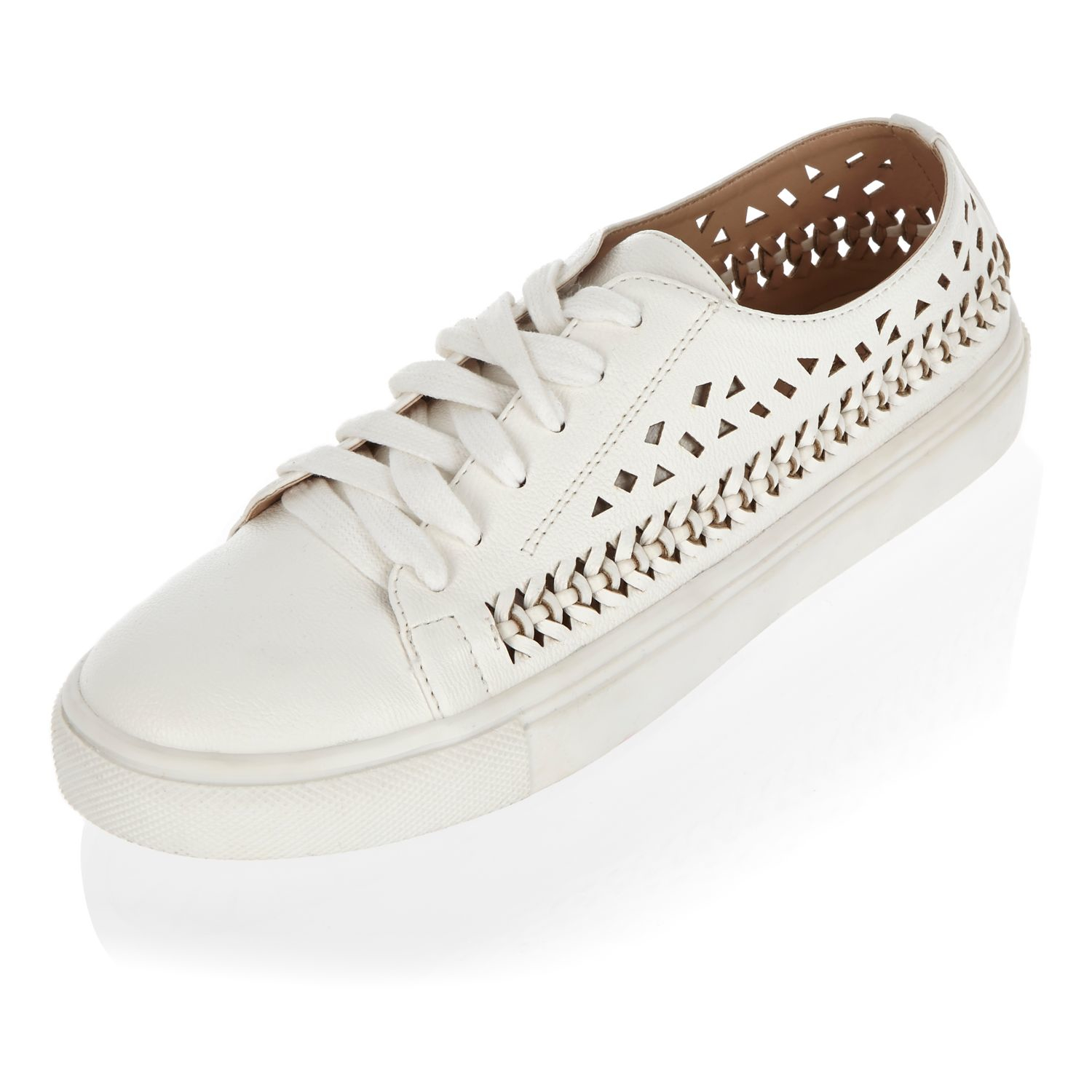 cut out trainers womens