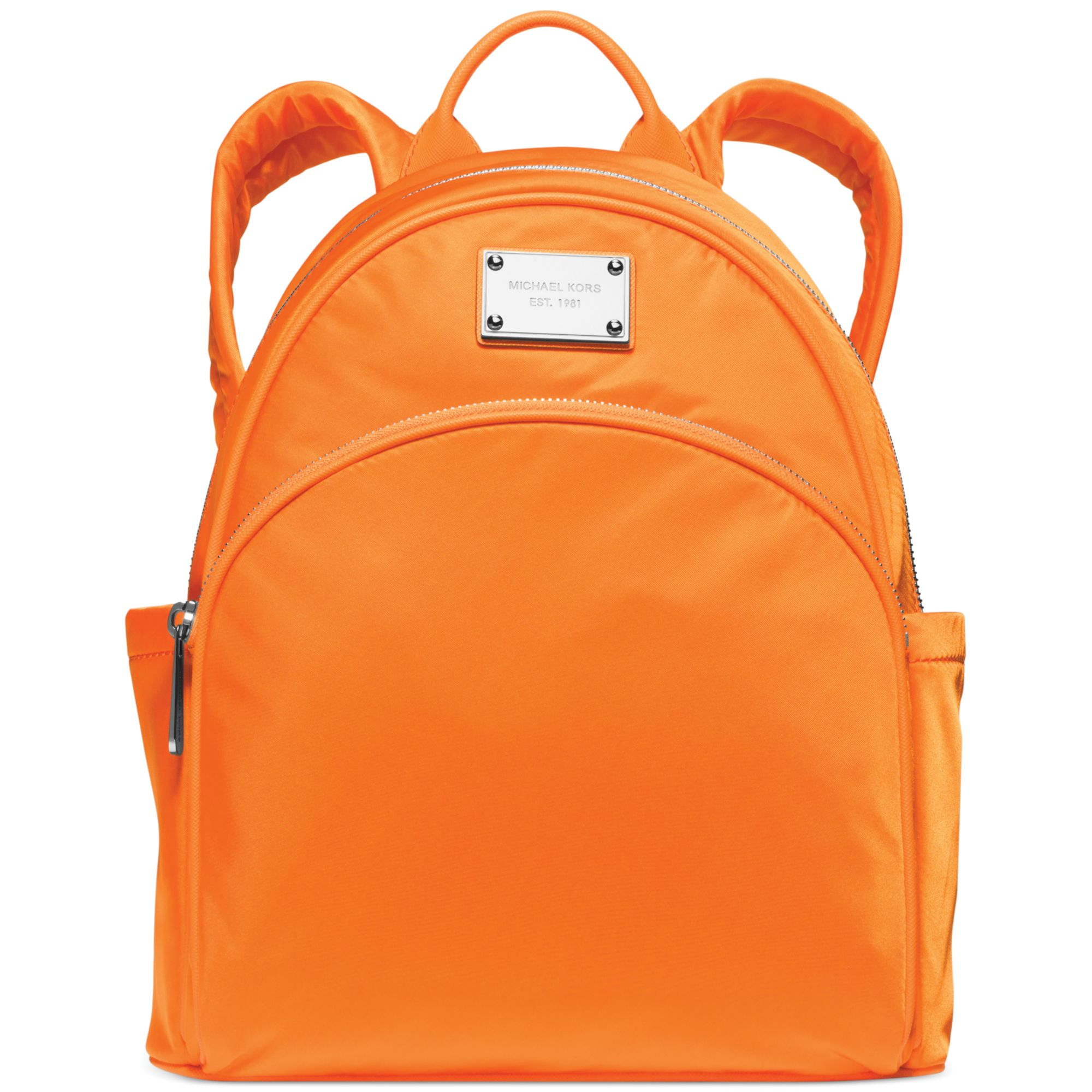 michael kors orange backpack