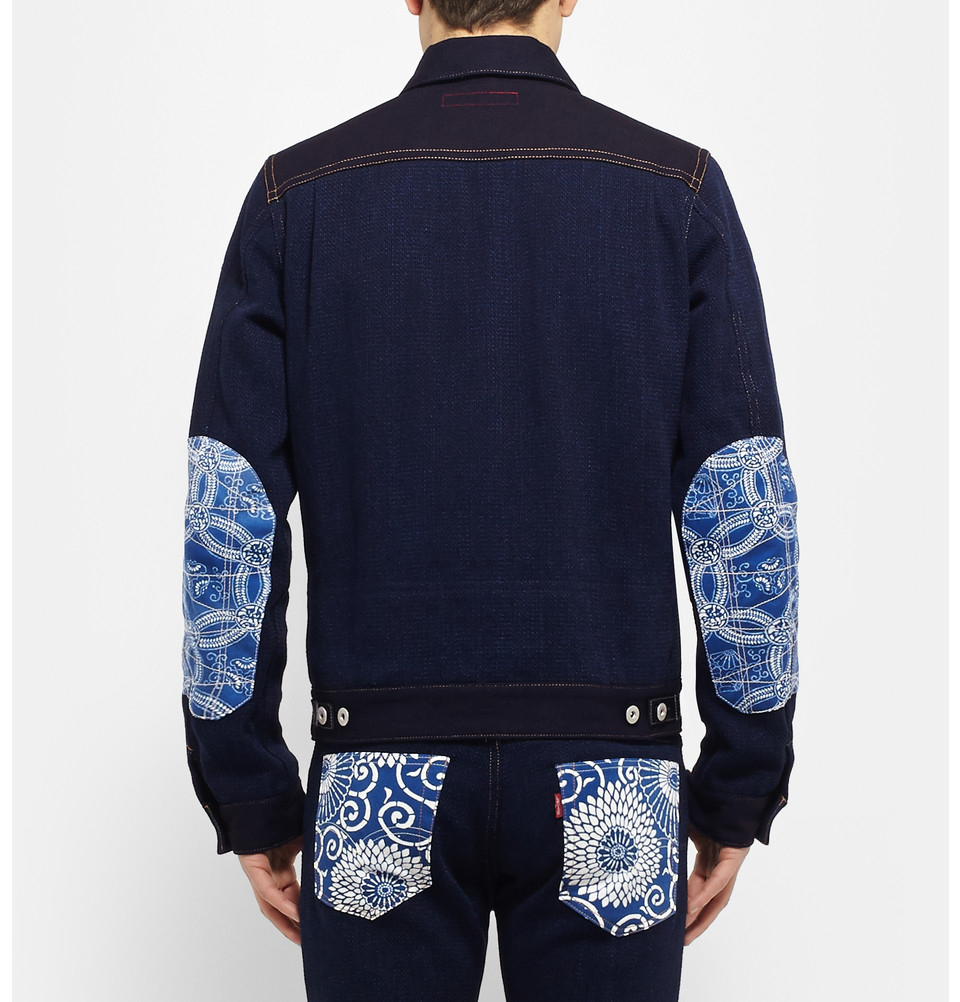 levi's patchwork denim jacket