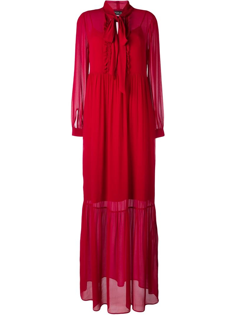 twinset red dress