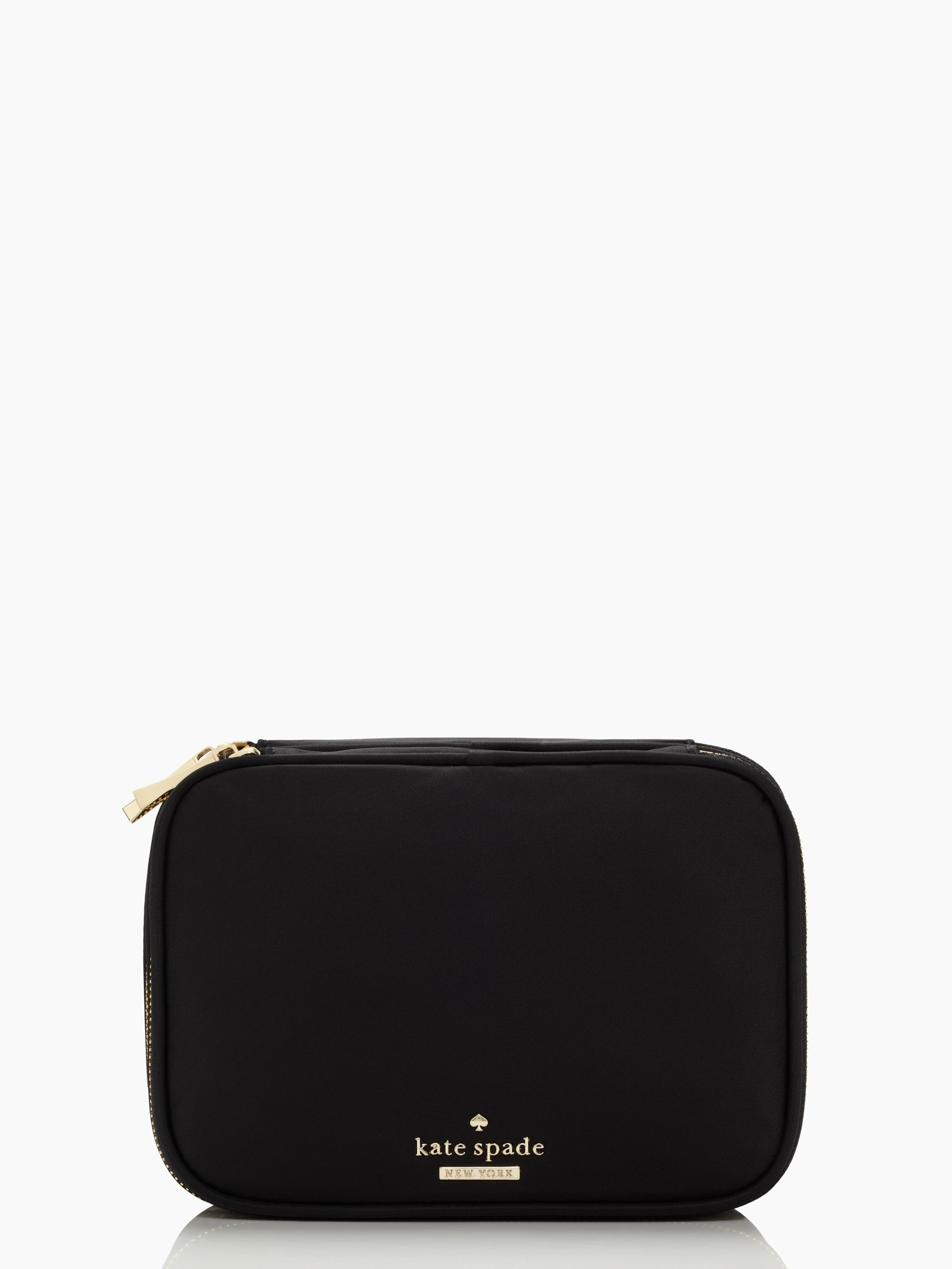 Kate Spade Classic Nylon Travel Jewelry Case In Black Lyst