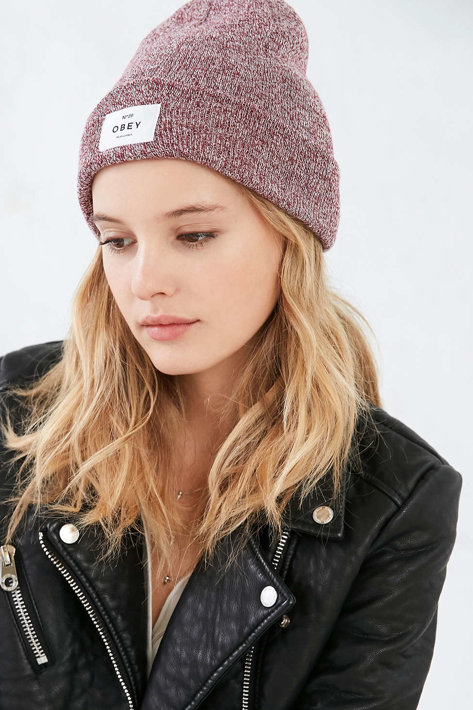 obey beanie womens