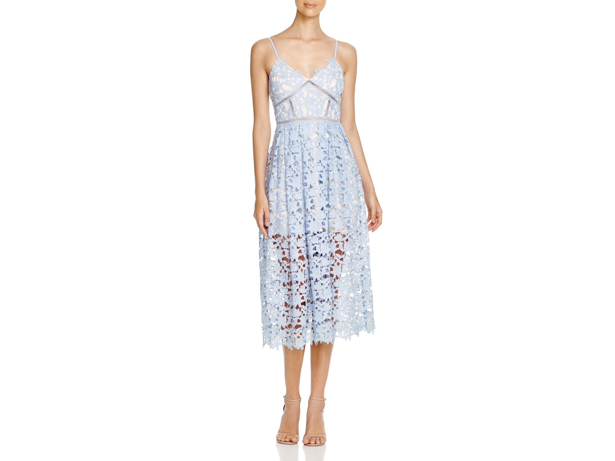 blue red carpet dress
