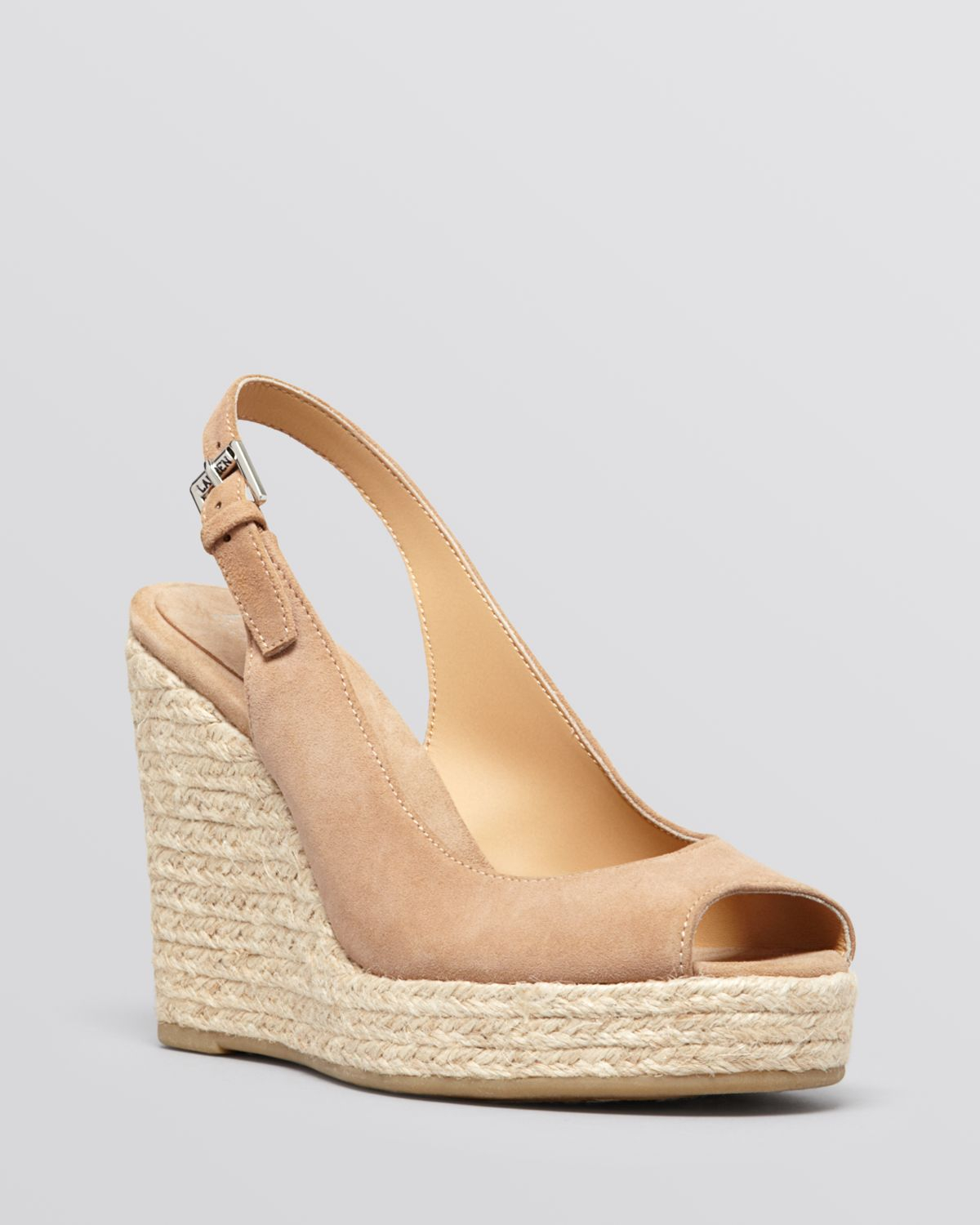 peep toe espadrille wedge