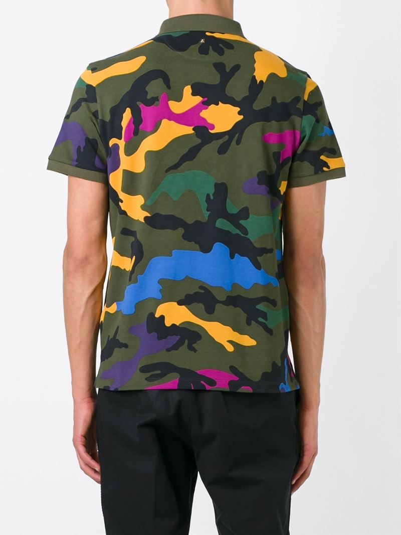 valentino polo camo