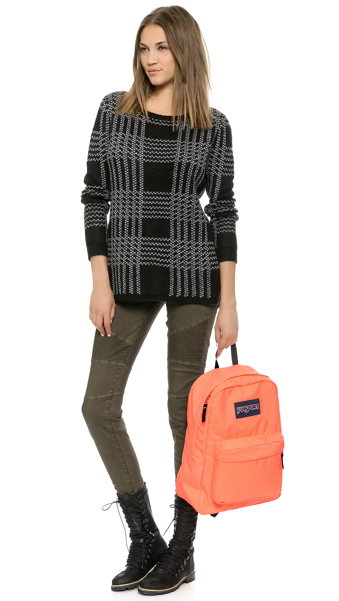 coral peaches zinnia jansport backpack Jansport Classic Superbreak Backpack - Coral Peaches in Pink