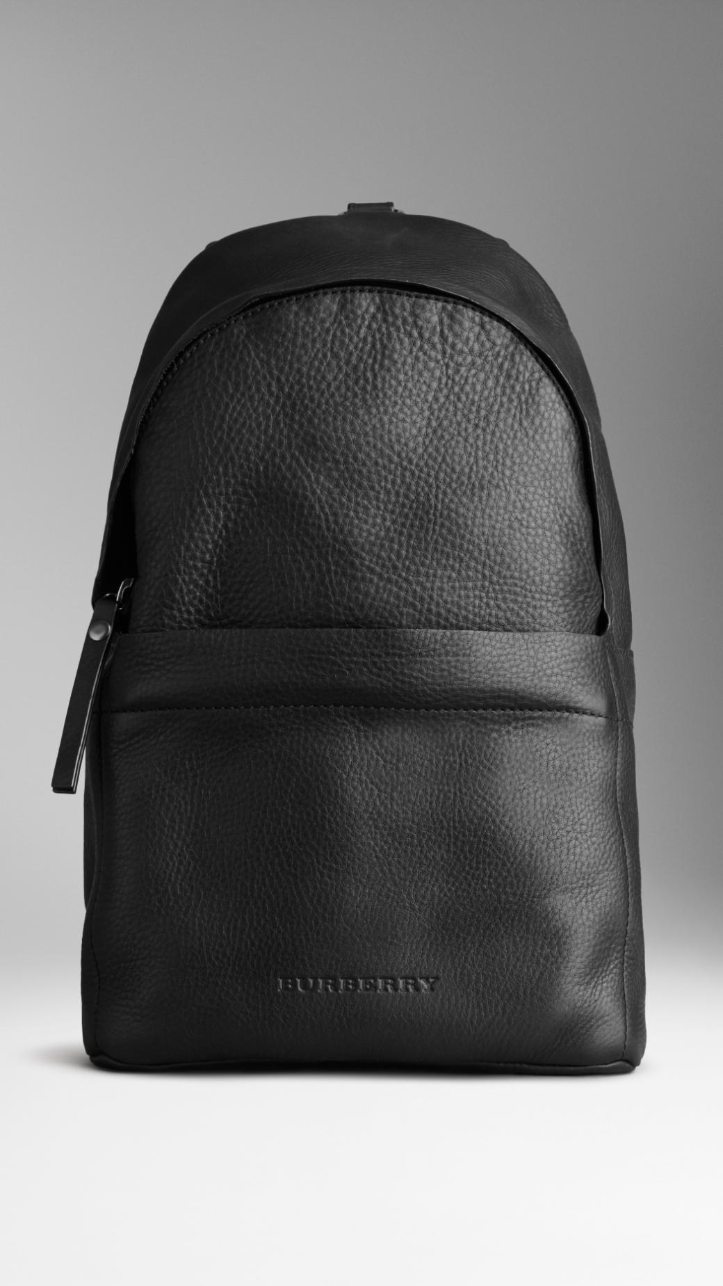 Burberry Grainy Leather Backpack in 