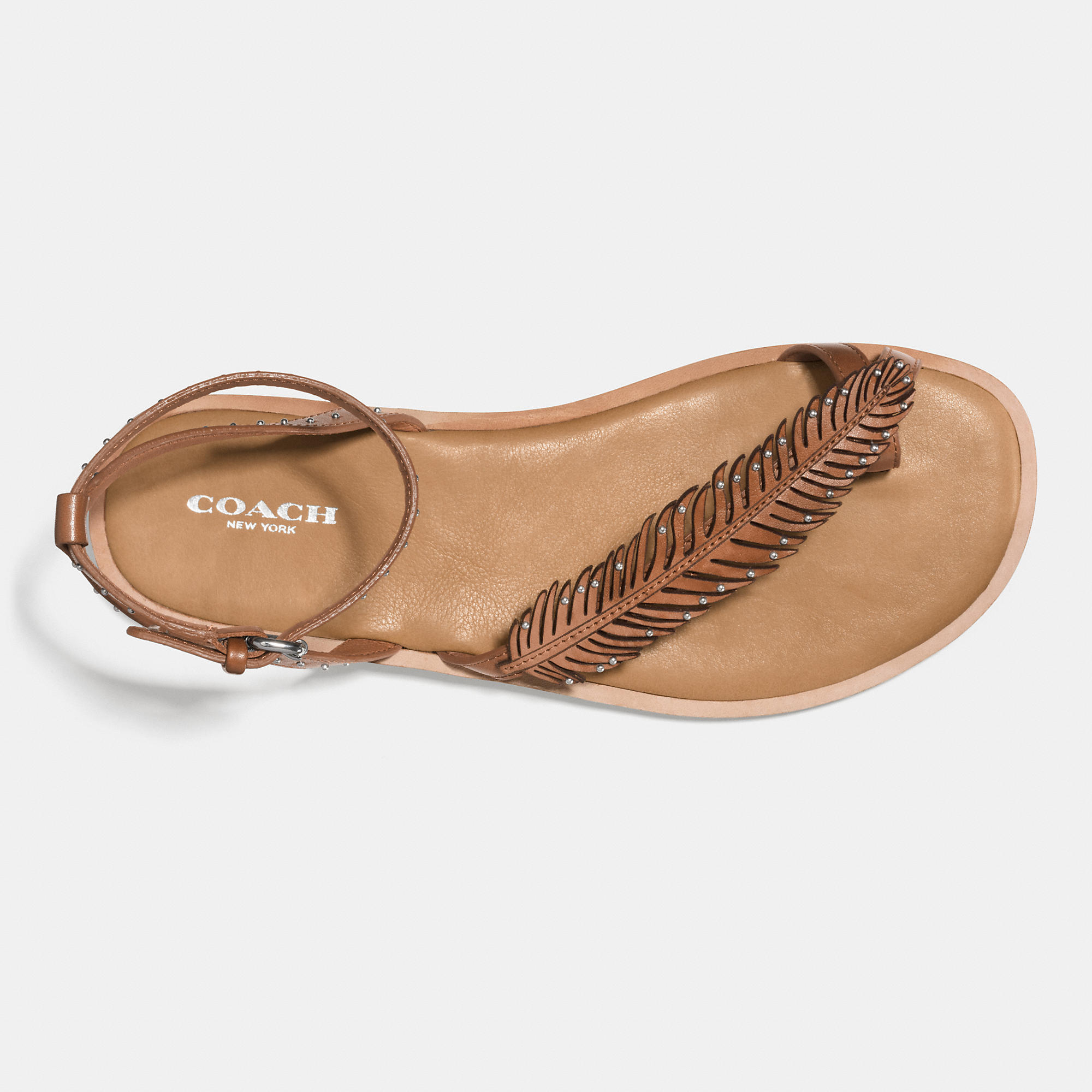 coach beach sandals