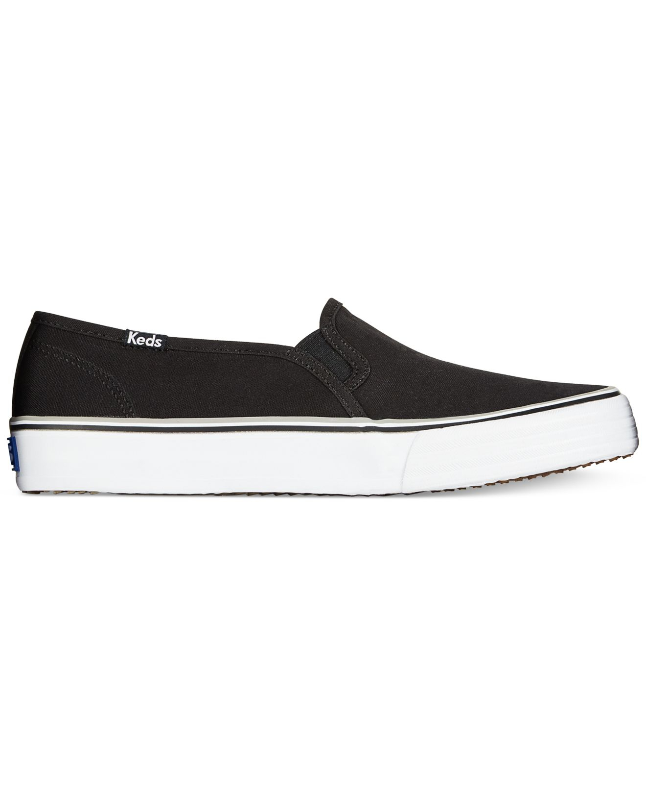 double decker keds black